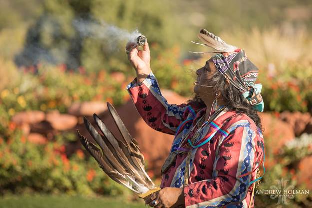 Native American  wedding ceremony  Sedona Arizona